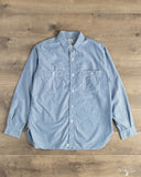 orSlow Relaxed Fit Chambray Work Shirt - Hickory