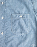orSlow Relaxed Fit Chambray Work Shirt - Hickory