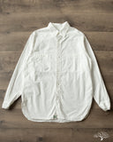 orSlow Relaxed Fit Chambray Work Shirt - White