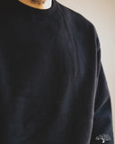 orSlow Relaxed Fit Densely Knit Sweatshirt - Black