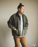 orSlow Relaxed Fit Oxford Coverall - Army Green