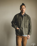 orSlow Relaxed Fit Oxford Coverall - Army Green