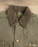 orSlow Relaxed Fit Oxford Coverall - Army Green