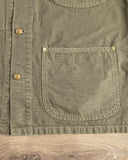 orSlow Relaxed Fit Oxford Coverall - Army Green