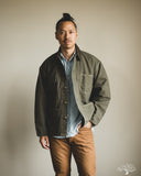 orSlow Relaxed Fit Oxford Coverall - Army Green