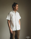 orSlow Short-Sleeve Chambray Work Shirt - White