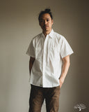orSlow Short-Sleeve Chambray Work Shirt - White