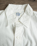 orSlow Short-Sleeve Chambray Work Shirt - White