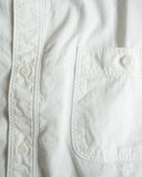 orSlow Short-Sleeve Chambray Work Shirt - White