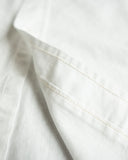 orSlow Short-Sleeve Chambray Work Shirt w/ Flap Pocket - White
