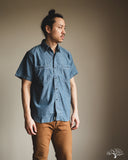 orSlow Short-Sleeve Chambray Work Shirt