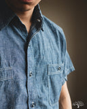 orSlow Short-Sleeve Chambray Work Shirt