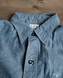 orSlow Short-Sleeve Chambray Work Shirt