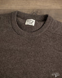 orSlow Simple Crewneck Sweater - Brown Wool