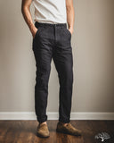 orSlow Slim Fit Fatigue Pants - Black Stone