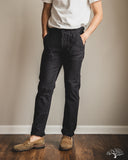 orSlow Slim Fit Fatigue Pants - Black Stone