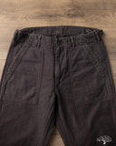orSlow Slim Fit Fatigue Pants - Black Stone