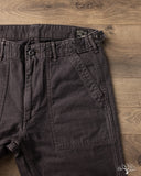 orSlow Slim Fit Fatigue Pants - Black Stone