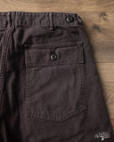orSlow Slim Fit Fatigue Pants - Black Stone