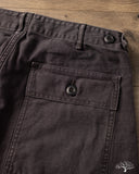 orSlow Slim Fit Fatigue Pants - Black Stone