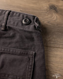 orSlow Slim Fit Fatigue Pants - Black Stone