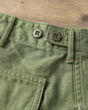 orSlow Slim Fit Fatigue Pants - Green