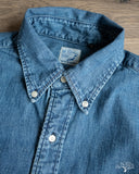 orSlow Standard Button Down Shirt - Denim Used