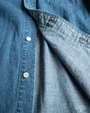 orSlow Standard Button Down Shirt - Denim Used