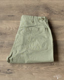 orSlow Summer Fatigue Pants - Green Herringbone