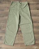 orSlow Summer Fatigue Pants - Green Herringbone