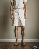 orSlow Summer Fatigue Shorts - Ecru