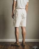 orSlow Summer Fatigue Shorts - Ecru