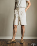 orSlow Summer Fatigue Shorts - Ecru