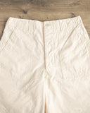 orSlow Summer Fatigue Shorts - Ecru