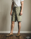 orSlow Summer Fatigue Shorts - Green