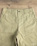 orSlow Summer Fatigue Shorts - Green