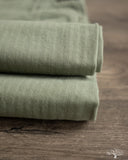 orSlow Summer Fatigue Shorts - Green Herringbone Twill