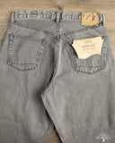 orSlow Super Dad's Denim Pants - Black Denim Bleach