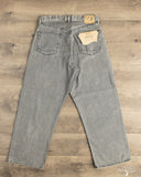 orSlow Super Dad's Denim Pants - Black Denim Bleach