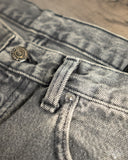 orSlow Super Dad's Denim Pants - Black Denim Bleach