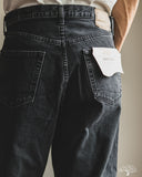orSlow Super Dad's Denim Pants - Black Stone Denim