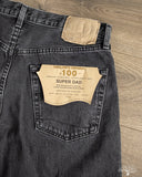 orSlow Super Dad's Denim Pants - Black Stone Denim