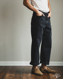 orSlow Super Dad's Denim Pants - Black Stone Denim