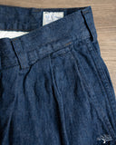 orSlow Two Tuck Denim Wide Trousers - One Wash
