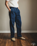 orSlow Two Tuck Denim Wide Trousers - One Wash