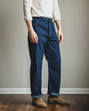 orSlow U.S. Navy Utility Denim Pants - One Wash