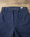 orSlow U.S. Navy Utility Denim Pants - One Wash