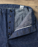 orSlow U.S. Navy Utility Denim Pants - One Wash