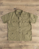 orSlow Utility Short Sleeve Shirt Jacket - Army Green