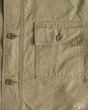 orSlow Utility Short Sleeve Shirt Jacket - Army Green